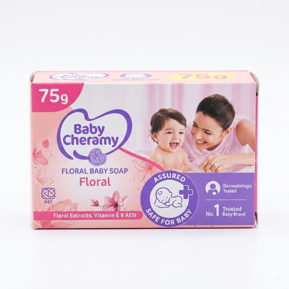 19.jpg Baby Cheramy Floral Baby Soap (75g) - Image 1